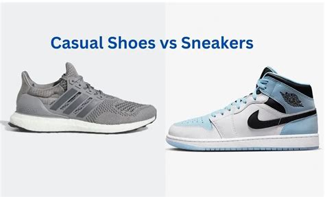 shoes vs casual shoes.